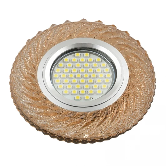 DLS-L137 GU5.3 GLASSY/TEA Встраиваемый точечный светильник Fametto Luciole DLS-L137 GU5.3 GLASSY/TEA