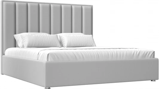 120625 Кровать интерьерная Афродита 200 (Белый/Экокожа) Лига Диванов арт.120625