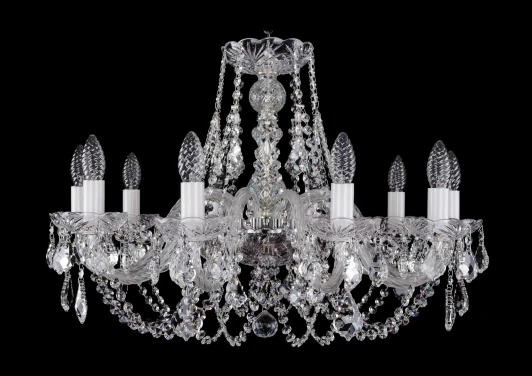 1406/10/240/Ni/Leafs Подвесная люстра Bohemia 1406 1406/10/240/Ni/Leafs