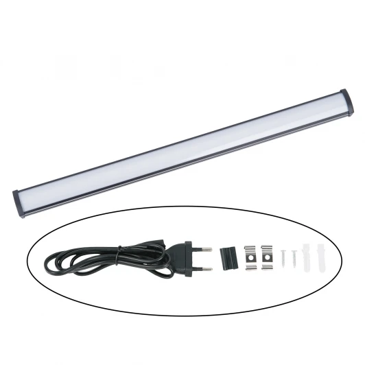 ULI-Q951 6W/4000K IP20 BLACK Светильник линейный линейный светодиодный (аналог Т5), 230В. кабель 0,9м с вилкой и крепление в/к. 4000K Volpe ULI-Q951 6W/4000K IP20 BLACK