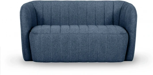745067 Диван Lecco ОГОГО (арт.745067), (Ткань,Рогожка/Синий)
