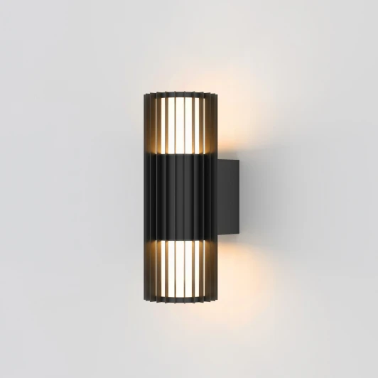 35189/W черный Настенный светильник светодиодный Elektrostandard Entero 35189/W 3000K черный