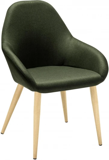 410119121h_ТмЗел_н.дуб Кресло Kent темно-зеленый/нат.дуб R-Home арт.410119121h_ТмЗел_н.дуб