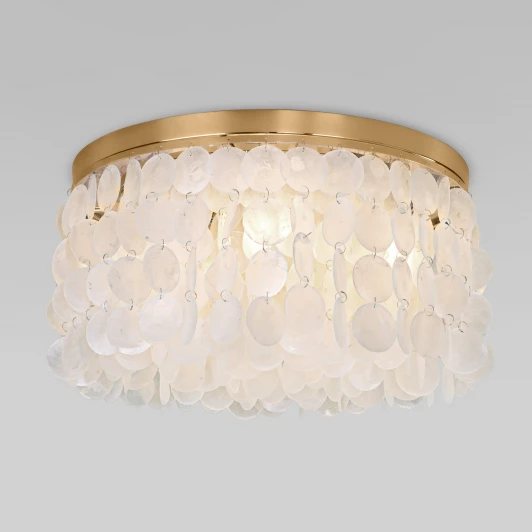 60084/5 латунь/перламутр Smart Потолочная люстра Wi-Fi Eurosvet Sandra 60084/5 латунь/перламутр Smart (a071170) (220V)