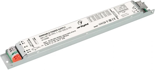 036286 Блок питания ARJ-SP-30-PFC-1-10V-DALI2-PD (30W, 18-90V, 0.2-0.55A) (Arlight, IP20 Металл, 5 лет) 036286