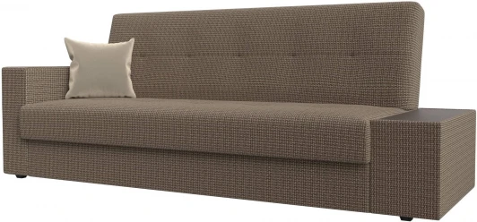 118536 Диван-книжка Лига-020 стол справа (Корфу 03,Бежевый/Рогожка) Лига Диванов арт.118536