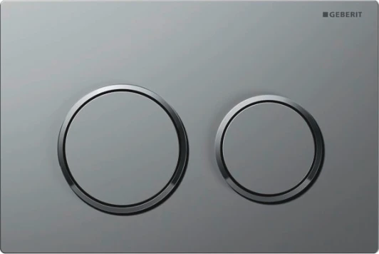 115.085.JQ.1 Кнопка смыва Geberit Omega 20 лакированная, матовый хром