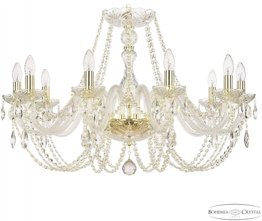 101/10/300 G Подвесная люстра Bohemia 101 101/10/300 G (220V, подвески, на цепи, подсвечник, свеча)