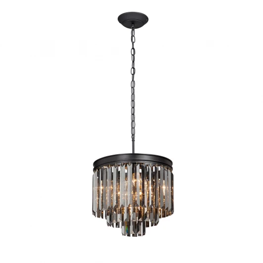 V5174-1/4+4+1 Подвесная люстра Vitaluce V5174-1/4+4+1 (220V, хрусталь, на тросе, круглые)