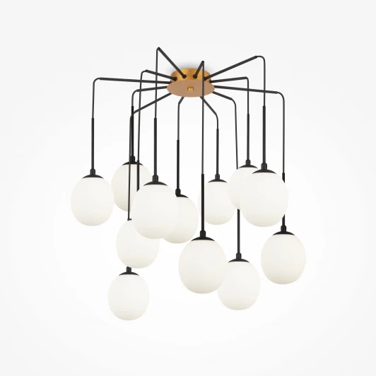 MOD176PL-12G Подвесной светильник Maytoni Branch MOD176PL-12G (220V, на проводе, шарики, паук)