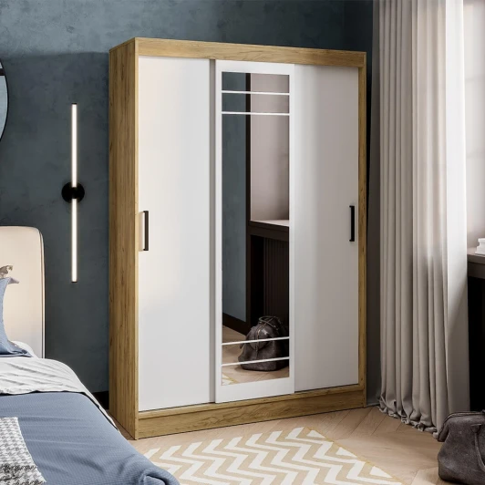 00-00130080 Шкаф БТС-купе Тео ШКК-02, крафт/белый