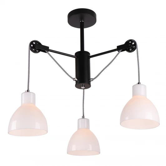 MD.1230-3-S BK+CH Потолочная люстра Imex MD.1230-3-S BK+CH