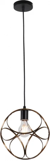 MD.0308-1-P BK+ZGD Подвесной светильник Imex MD.0308-1-P BK+ZGD