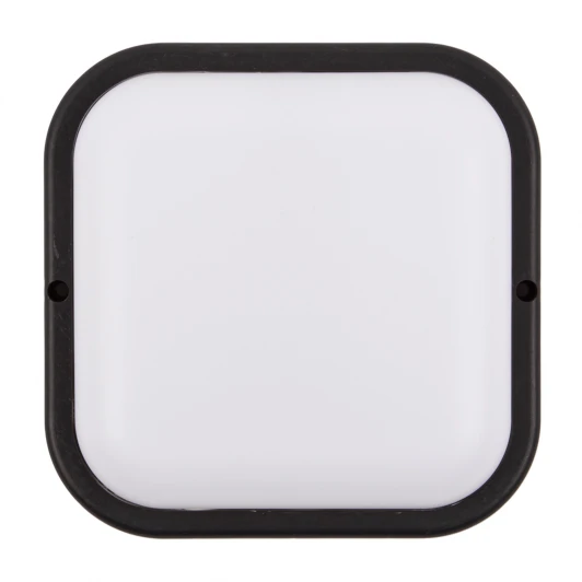 ULW-Q229 18W/4000K IP65 BLACK Светильник светодиодный влагозащищенный квадрат, 4000K Volpe ULW-Q229 18W/4000K IP65 BLACK