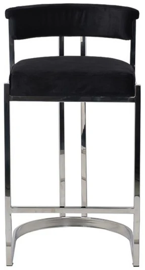 GY-B8216-BL Барный стул Garda Decor GY-B8216-BL (Хром/Черный)