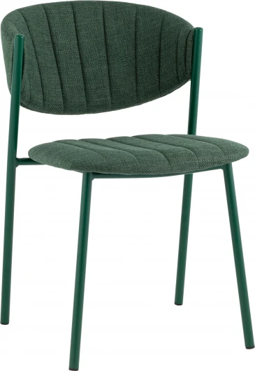 УТ000038933 Стул Харпер ткань рогожка зеленый каркас зеленый полуглянцевый муар Stool Group (арт.УТ000038933)