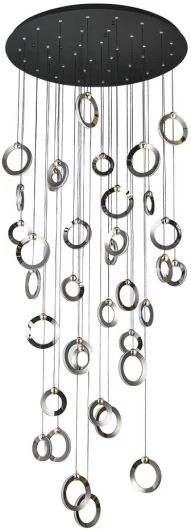 LH8028/36P-BK-PBK-SGD Потолочная люстра Lumien Hall Livin LH8028/36P-BK-PBK-SGD