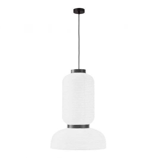 SLE6021-503-02 Подвесной светильник черный/белый E27 2*60W Evoluce Lykke SLE6021-503-02