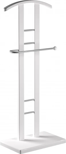 008996 Вешалка костюмная ГАЛАНТ 321 металлик/белый Mebelik арт.008996