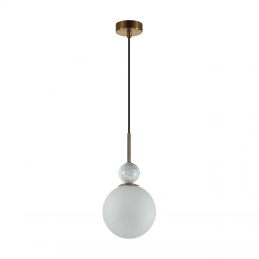 4359/1A Подвесной светильник Odeon Light Lolla 4359/1A бронзовый/белый/камень/металл IP20 E14 40W 220V