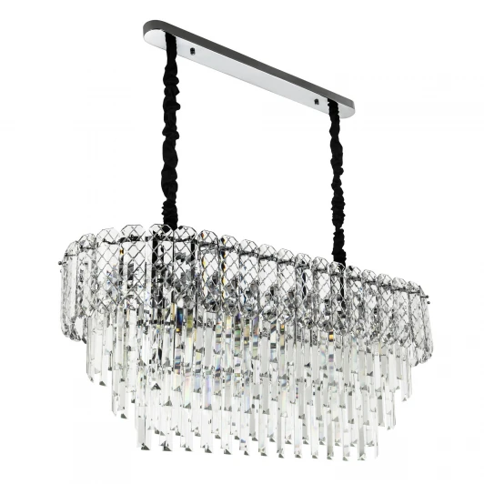 ML.20210.10 CR Подвесная люстра хрустальная Modelux MODELUX ML.20210.10 CR