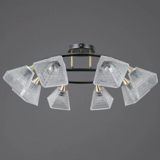 IL0850-8CSQ-25BKAB ELITE Потолочная люстра на штанге ILLUMICO IL0850-8CSQ-25BKAB ELITE