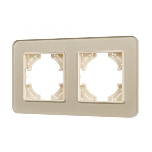 049695 Рамка стеклянная FRM-OMALI-GS-2-GD (Arlight) 049695