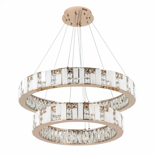 ML.6985.800.600P GD Подвесная люстра светодиодная с регулировкой цветовой температуры Modelux MODELUX ML.6985.800.600P GD