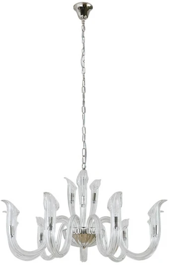 3653+9/С nickel Подвесная люстра Newport 3650 3653+9/С nickel (220V, на цепи)