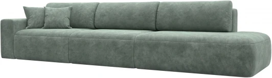 127686L Диван прямой Лига-036 НПБ Модерн Лонг подлокотник слева Лига Диванов (Велюр) арт.127686L
