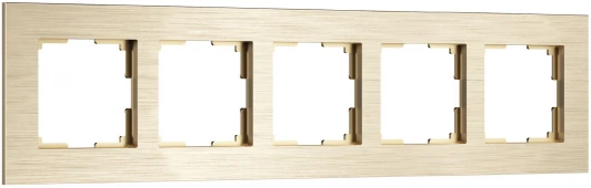W0053511 Рамка на 5 постов (шампань) Werkel W0053511