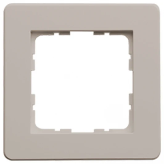 G1101T Рамка на 1 пост (тауп soft touch) Jasmart G-Flex G1101T