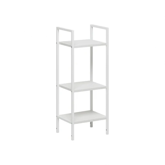 4687207095693 Стеллаж Leset Стилвуд 13 узкий, 3 полки 4687207095693 Металл, Белый