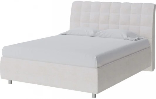 1910047 PROxSON Кровать Volumo без основания (Ткань: Велюр Лофти Лён) 180x200