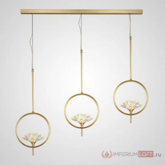 LOTOS-ONE01 Подвесной светильник Lotos One 3 ImperiumLoft Lotos-One01 (177900-26) (220V, на тросе)