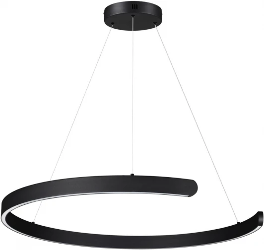 6534/57L Подвесной светильник Lumion Indie 6534/57L черный LED 57W 3000-6000K 2019 Лм 220V (на тросе, круглые)