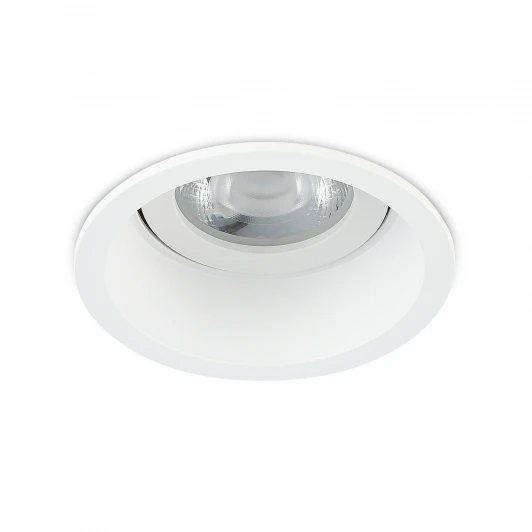 DL18901R7W1W50 Светильник встраиваемый поворотный круглый 7Вт 3000К, 670Лм белый Donolux Basis DL18901R7W1W50