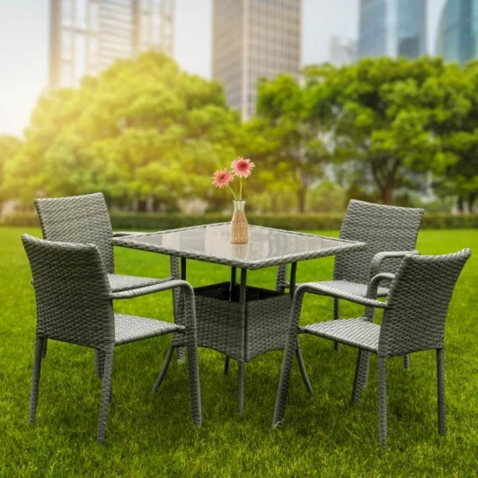 AFM-4030G Grey 4pcs Комплект мебели AFM-4030G Grey (4+1) Afina