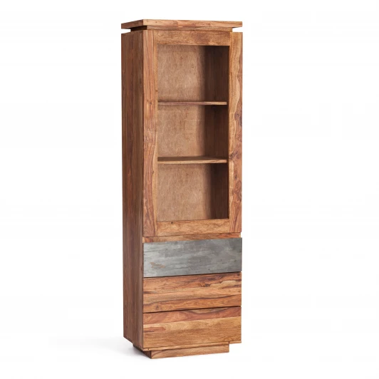 20456 Витрина Secret de Maison Росвуд/Rosewood (мод. GK9801-192) массив палисандра/стекло, 60х40х192см, натуральный тонированный Tetchair 20456