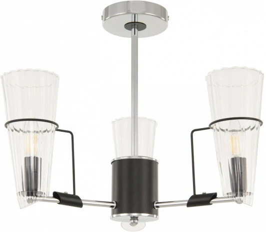 328107/3 CR.BK Потолочная люстра на штанге Arte Milano Napoli-328107 328107/3 CR.BK (220V)