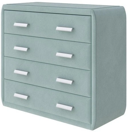 1923459 PROxSON Комод Soft Mebel (Ткань: Велюр Monopoly Мятный лёд (670)) 101x48
