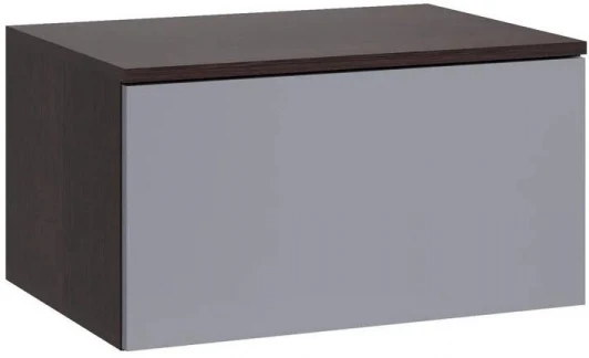 593713 Шкаф Woodville Роут 1 венге / графит софт арт.593713