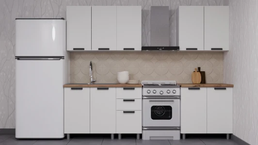 Н00231877 ГК Аленушка 2м Лаванда Молочный/Молочный,скоба черный,сонома