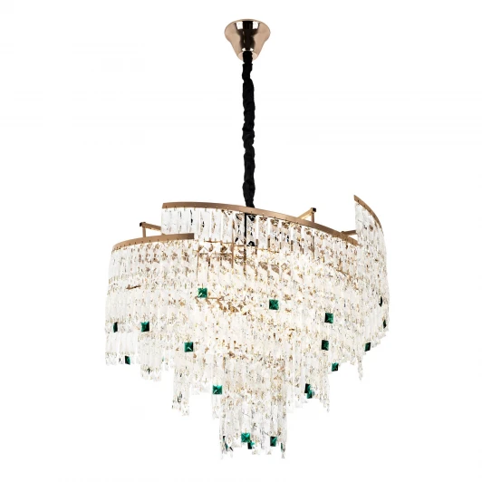ML.7071.16 GD Подвесная люстра хрустальная Modelux MODELUX ML.7071.16 GD