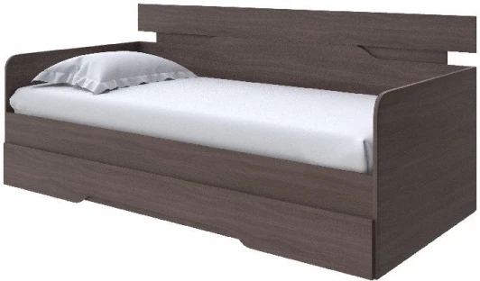2020047 Без бренда Кровать-Софа Milton (ЛДСП Ясень Шимо Темный) 120x190