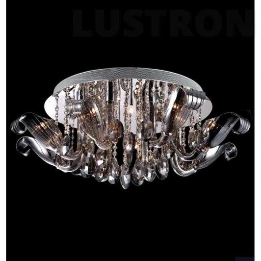 311/20 Linsey хром/дымчатый хрусталь LED Потолочный светильник Eurosvet 311 311/20 Linsey хром/дымчатый хрусталь LED