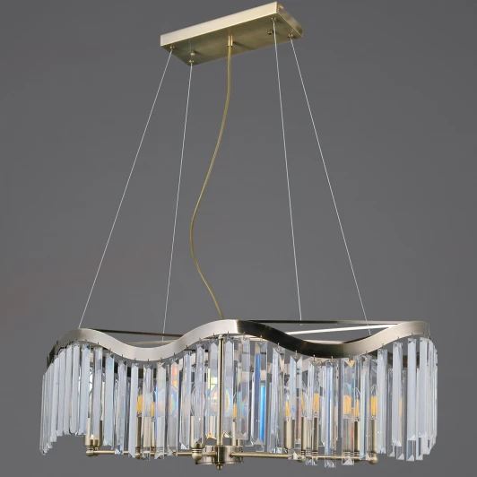IL3475-10PSQ-25AB ELITE Подвесная люстра хрустальная ILLUMICO IL3475-10PSQ-25AB ELITE