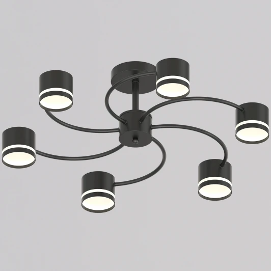 26730-0.3-06 GX53 BK Потолочная люстра на штанге Reluce 26730-0.3-06 GX53 BK