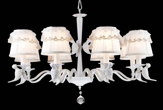 ORIOLE 70011-8C WHITE GOLD Подвесная люстра Natali Kovaltseva Oriole 70011-8C WHITE GOLD