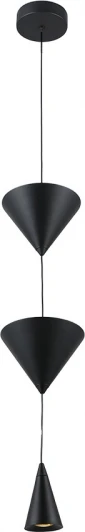 08481-3A,19 Подвесной светильник Риви черный Led 15W (4000K)